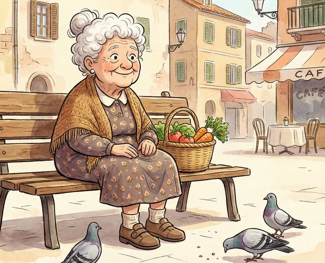 Nonna Sofia, Mohammad's neighbor